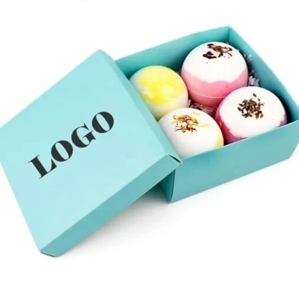 Bath Bomb Boxes with logo